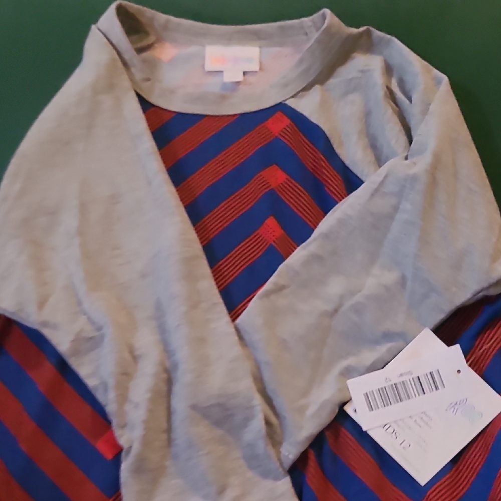 LuLaRoe Multicolor Striped Top